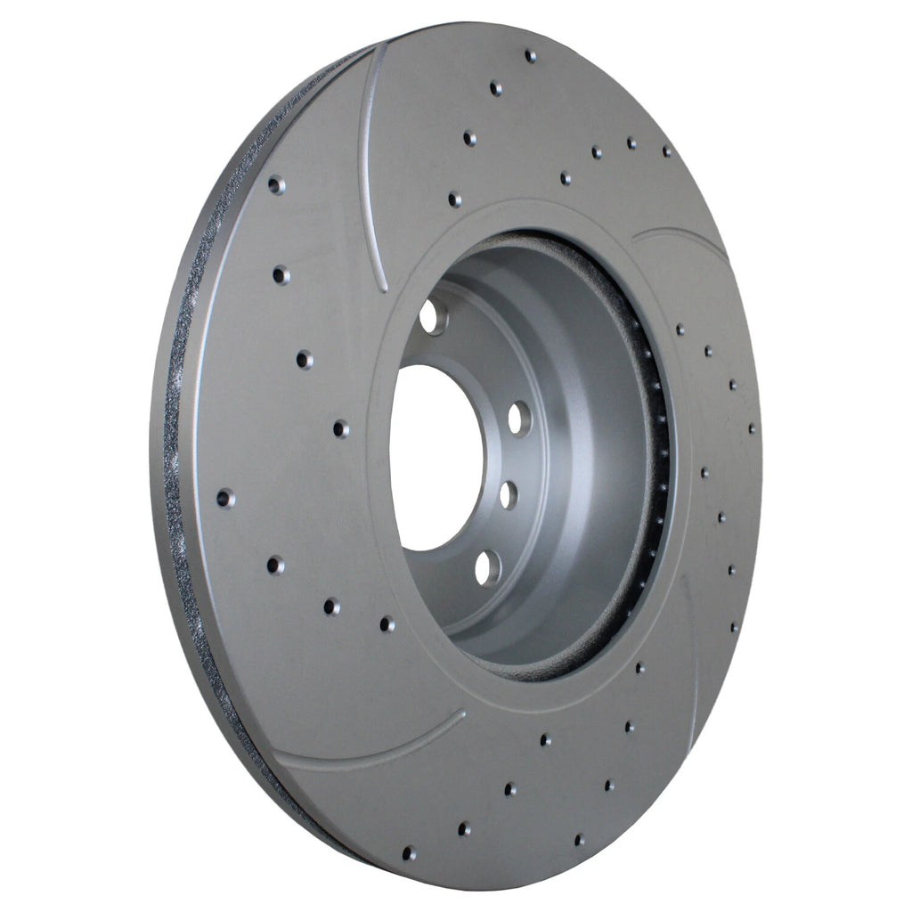 2X Front Drilled Coat 330mm Brake Rotors for BMW F22 F23 F30 F36