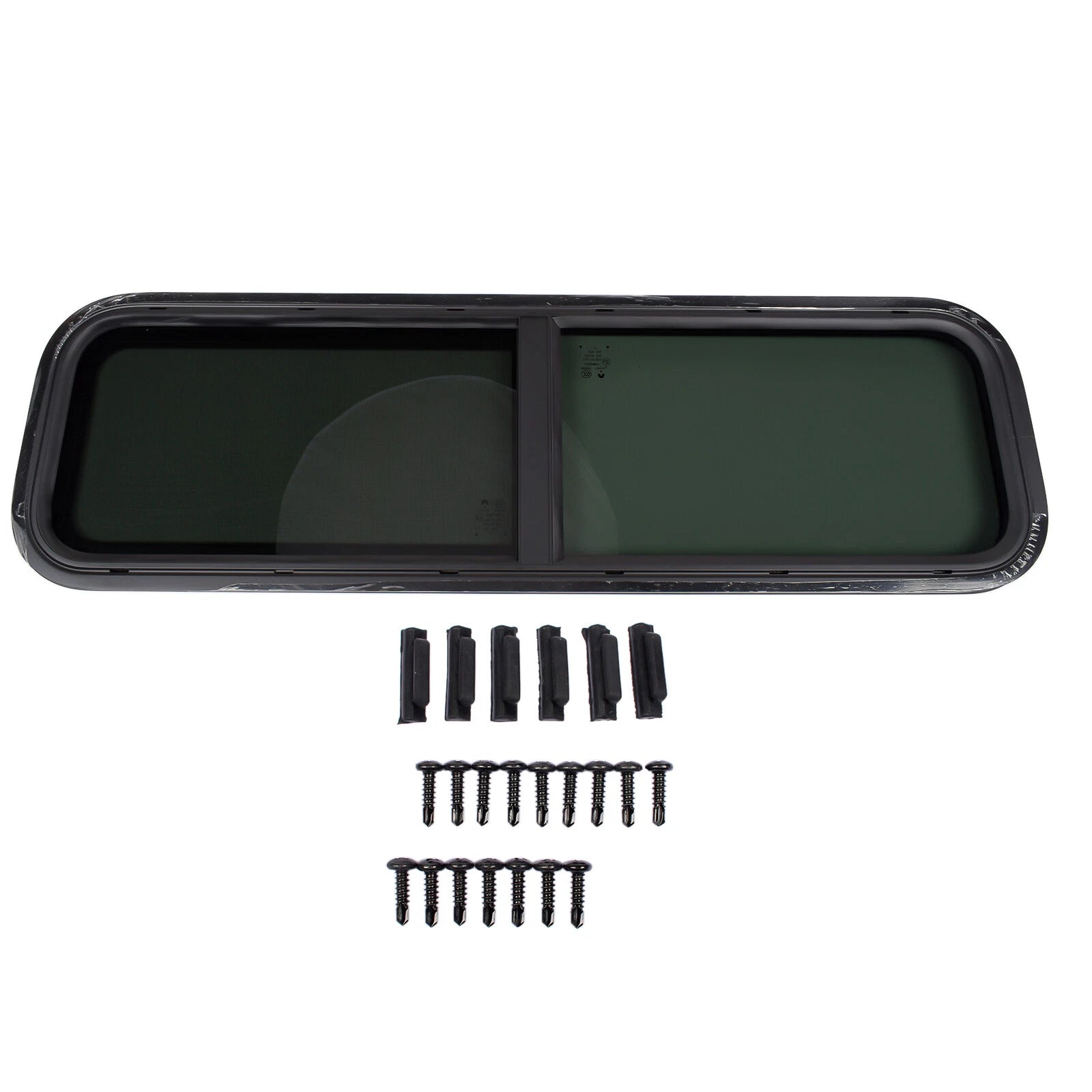 RV Window 42" W X 12" H Horizontal Sliding Glass for RV