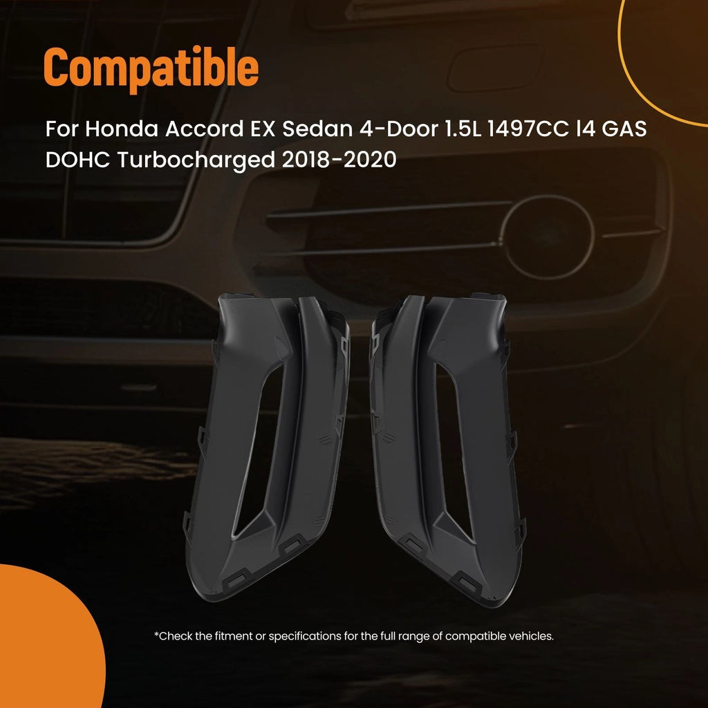 Fog Light Cover Grille for Honda Accord EX/LX/Sport 1.5L (2018–2020)