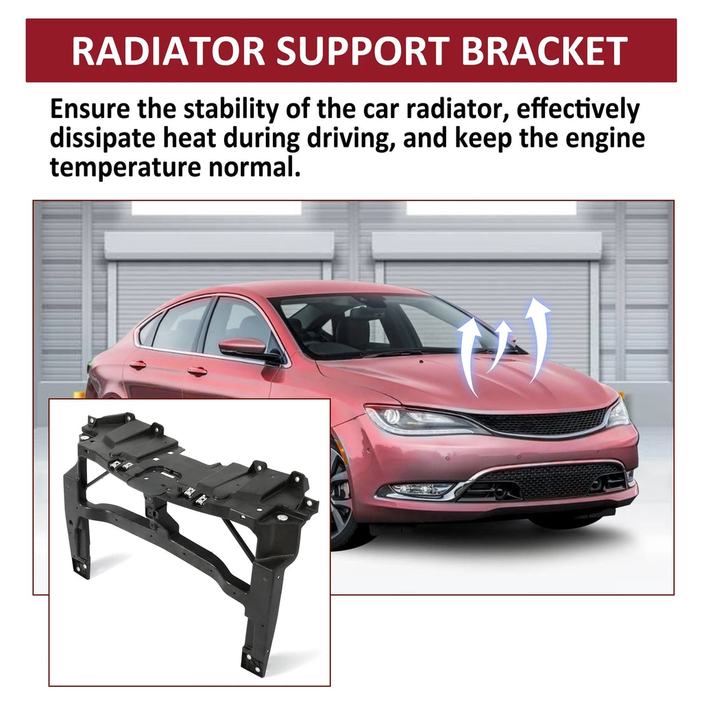 Radiator Support Bracket for Chrysler 200 (2015–2017) Black