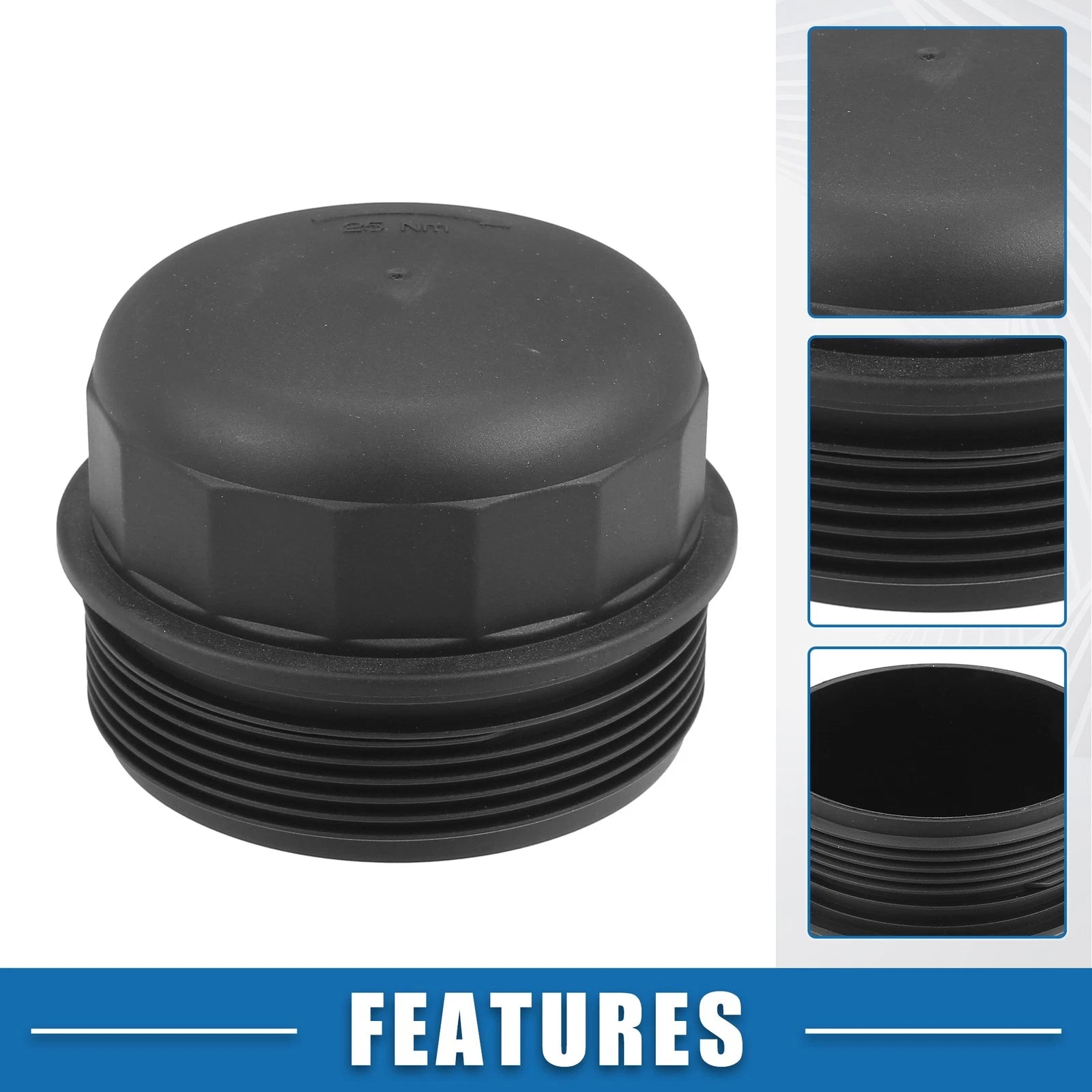 Engine Oil Filter Housing Cover Cap 26351-3C100 for Hyundai Santa Fe (2007–2009)