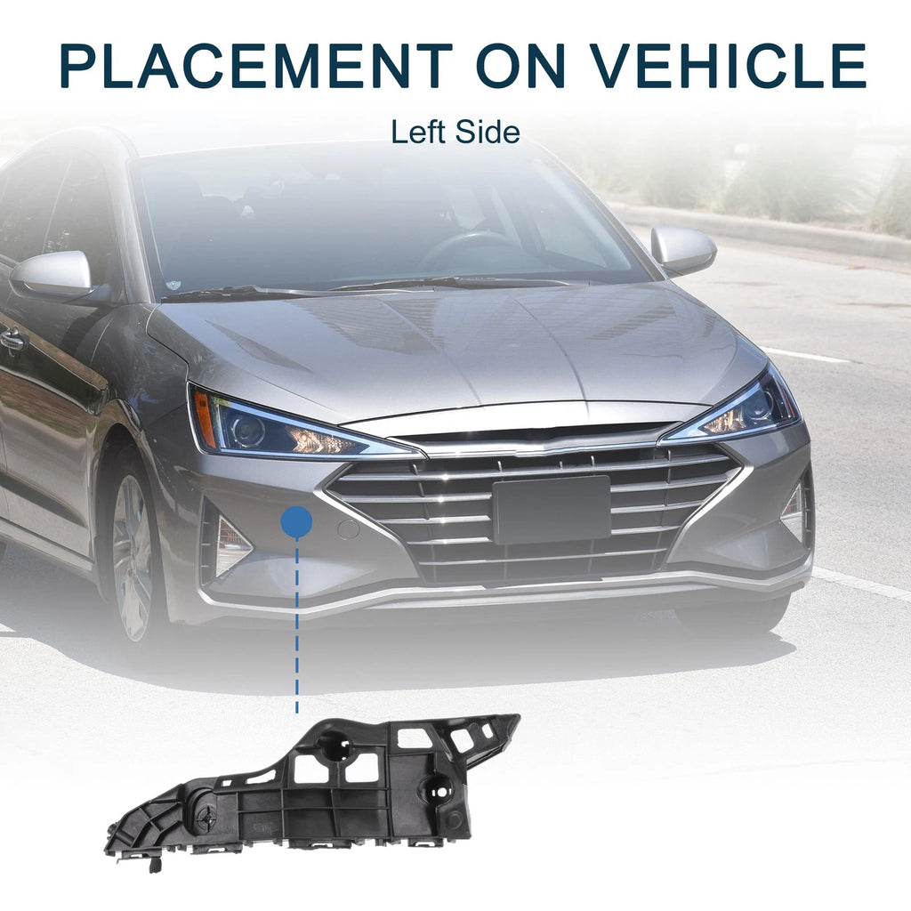 1pc Left Front Bumper Retainer Bracket No. 521460E070 for Toyota Highlander (2014–2016)