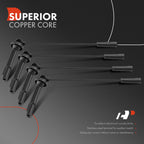 Set of 4 Spark Plug Wire Set for Subaru Forester Outback Legacy