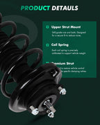 2X Complete Strut & Coil Spring Assembly for Ford Focus (2006–2007)