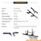 Highway Crash Bar Passenger Pegs for Harley Softail FXLR Street Bob (2018-22)
