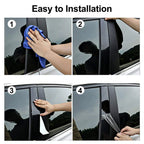 6PCS / Window Door Trim Pillar Posts Cover for Buick Lucerne (06–10)