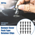 20pcs Bumper Cover Push Type Retainer Clips for Chrysler 200 (2011–2014) No. 6504521