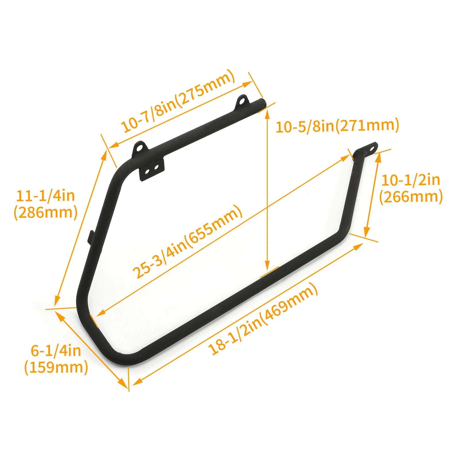 Saddlebag Conversion Brackets Mount Kit for Harley Davidson Sportster (2004–2014)