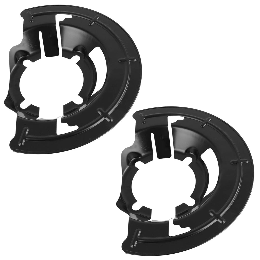 Set of 2 Front Brake Dust Shields for Ford F-250