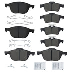 Front Rear Ceramic Brake Pads Set for Ford Escape and Focus (2013–2018)