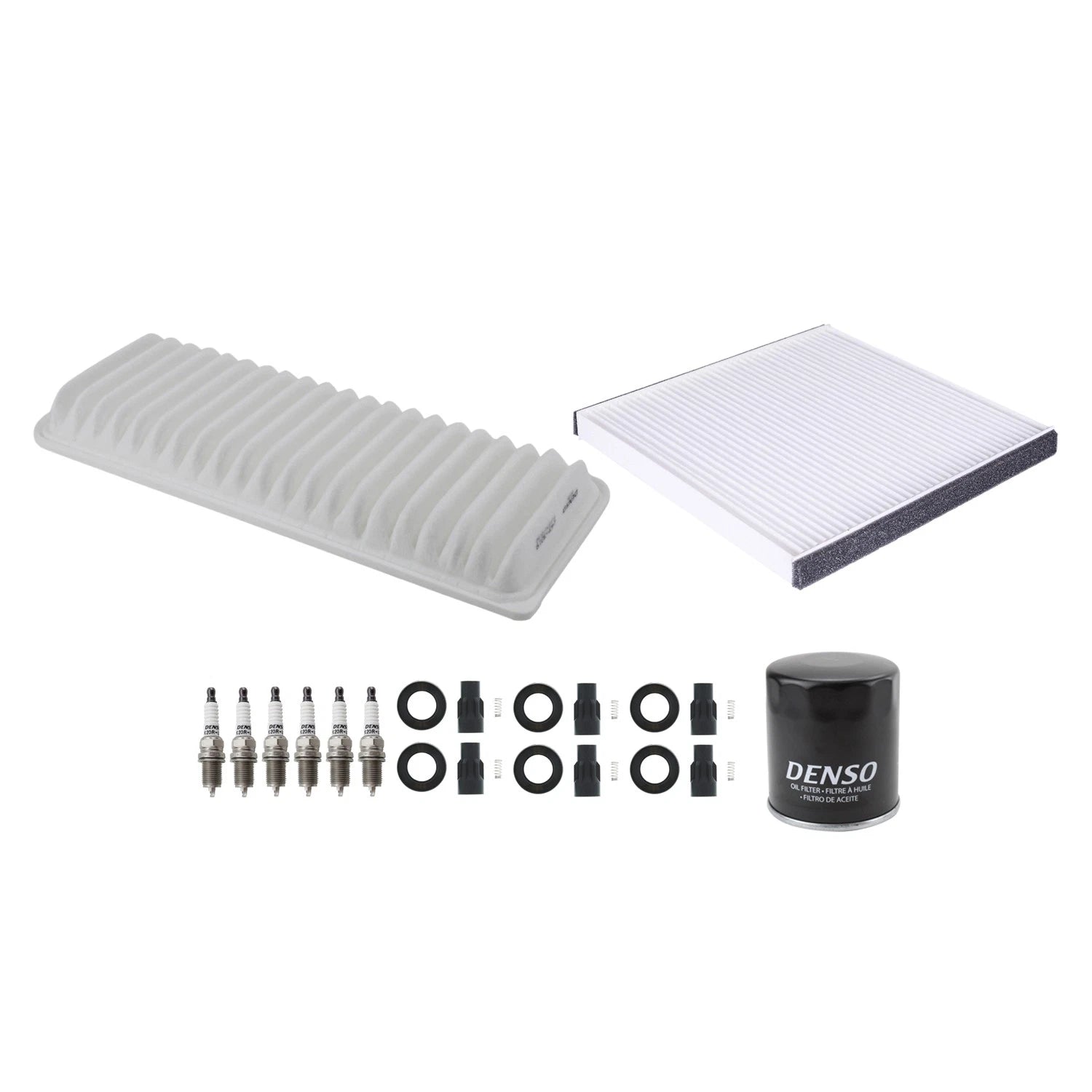 Denso Tune Up Kit 6 Spark Plugs & Boots for RX400h (2006–2008)