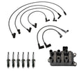 Set of 6 Denso Ignition Coil Wire Spark Plugs for Ford Mazda V6