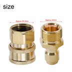 Quick Connect Replacement Accessories 3/8 M22 for High Pressure Washer