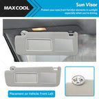 LH Sun Visor for Toyota Prado TRJ120 RZJ120 LJ120 KDJ120 GRJ120 KZJ120 (2003–2009)