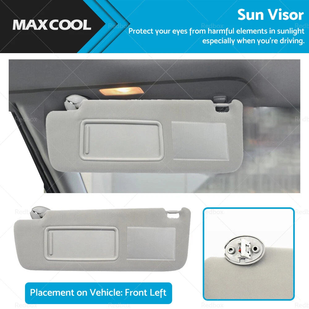 LH Sun Visor for Toyota Prado TRJ120 RZJ120 LJ120 KDJ120 GRJ120 KZJ120 (2003–2009)