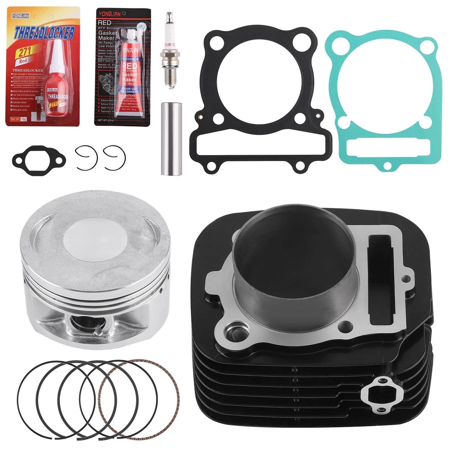 Top End Rebuild Kit for Yamaha Bruin 350 (2004–2006) 83mm Piston Gaskets
