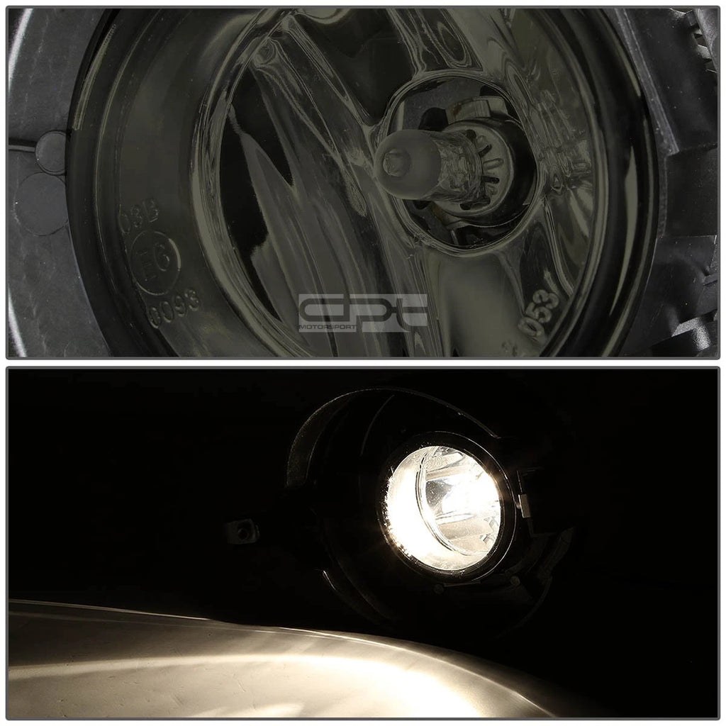 Fog Light Lamp for Nissan Frontier (2005–2015) W/Chrome Bumper, Smoked Lens