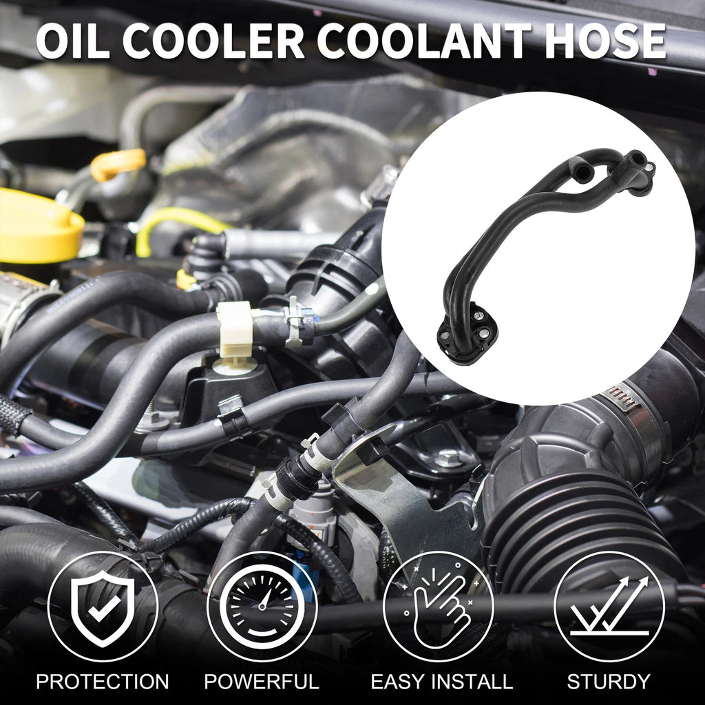 Oil Cooler Coolant Hose for Audi A6 Quattro A7 Quattro (2016–2018) No. 06E121083Q