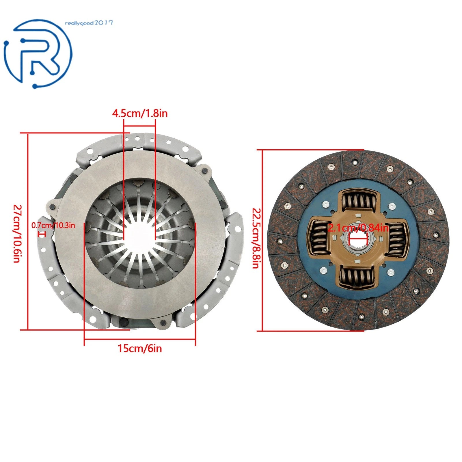 Transmission Clutch Kit w/ Release Bearing for Ford Ranger (1995–2011) 07-141 07-140