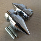 Chrome Spike Swingarm Spools 6mm for Yamaha FZ-1/FZ6 (2004–2013)