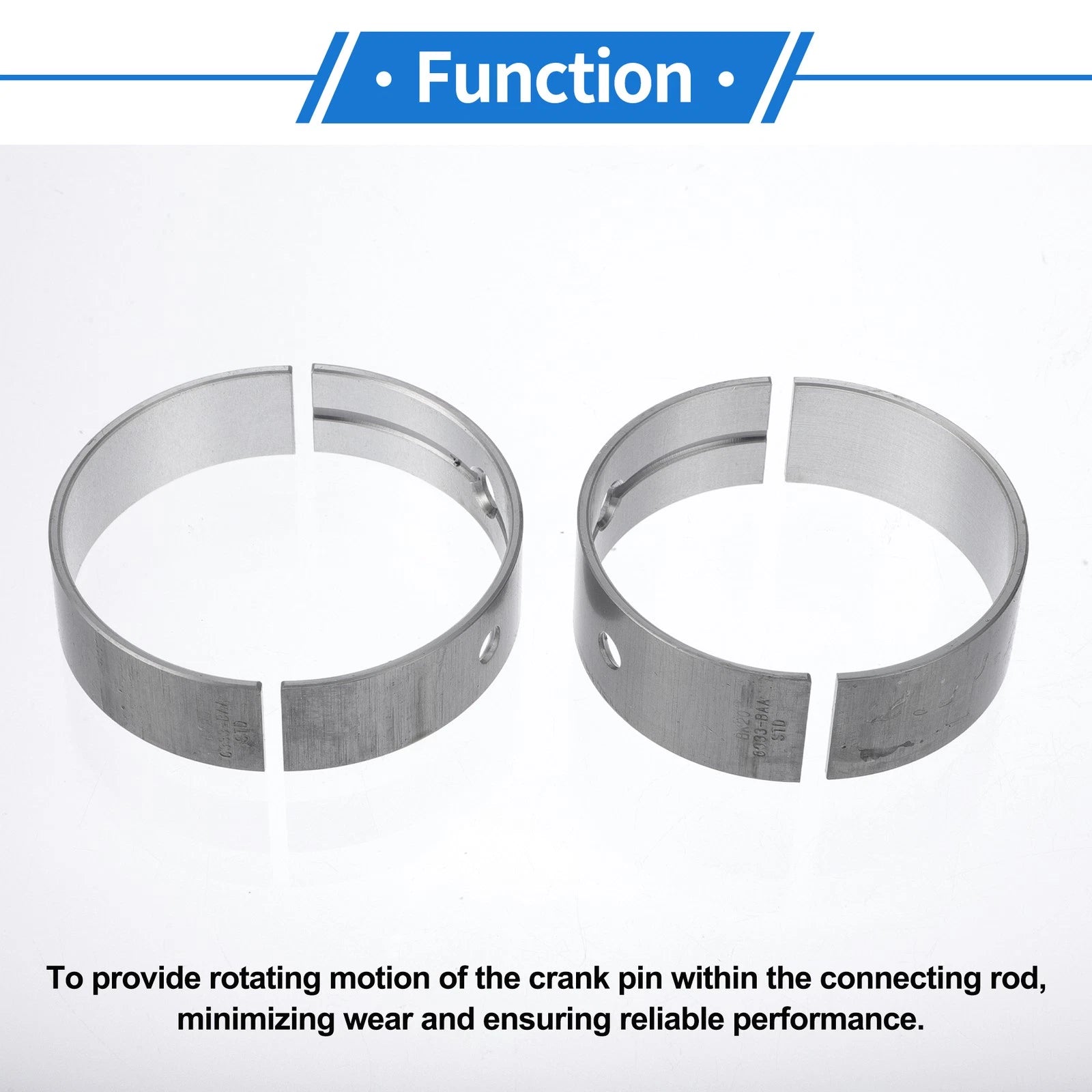Main Bearing Set No.BK2Q6333BAA for Ford Transit Custom (2012–2023)