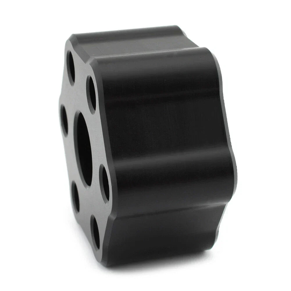 Black Solid Supercharger Coupler Isolator for Jaguar Land Rover 3.0L (2013-17)