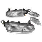 LH+RH Headlights and Corner Lights Kit for Ford Falcon EL (1996-1998)