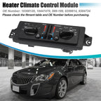 Climate Control Switch Panel for Buick (10308120, 1572734)