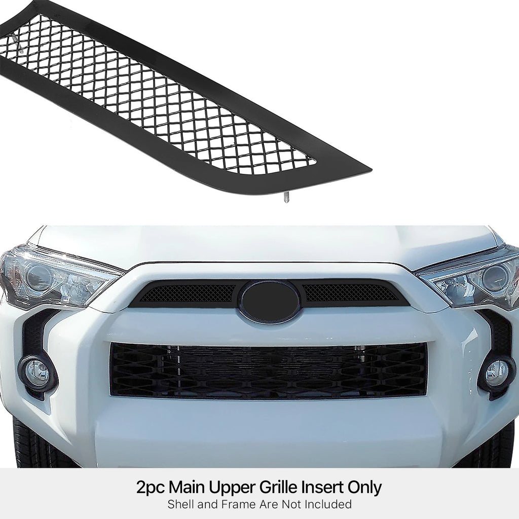 Stainless Steel Black Mesh Grille Insert for Toyota 4Runner (2014-2019)