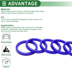 Set of 5 Oil Seal Rotary Shaft Seal 75x90x10mm High Pressure Blue
