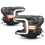 C-Shape LED DRL + Sequential Signal Headlights for Ford F150 (2018–2020)