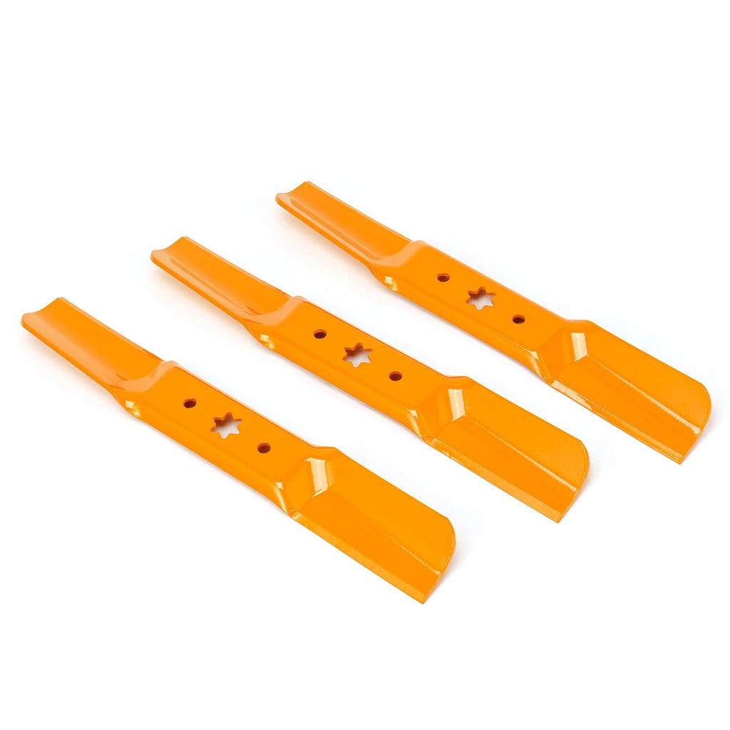 Set of 3 Mower Blades for Cub Cadet RZT L50 S50 XT1 LT50 GT50 (942-05052A 742-05052A)