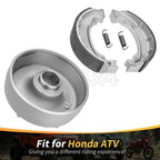 Rear Brake Drum Hub & Shoes Kit for Honda Recon 250 TRX250 (1997–2023)