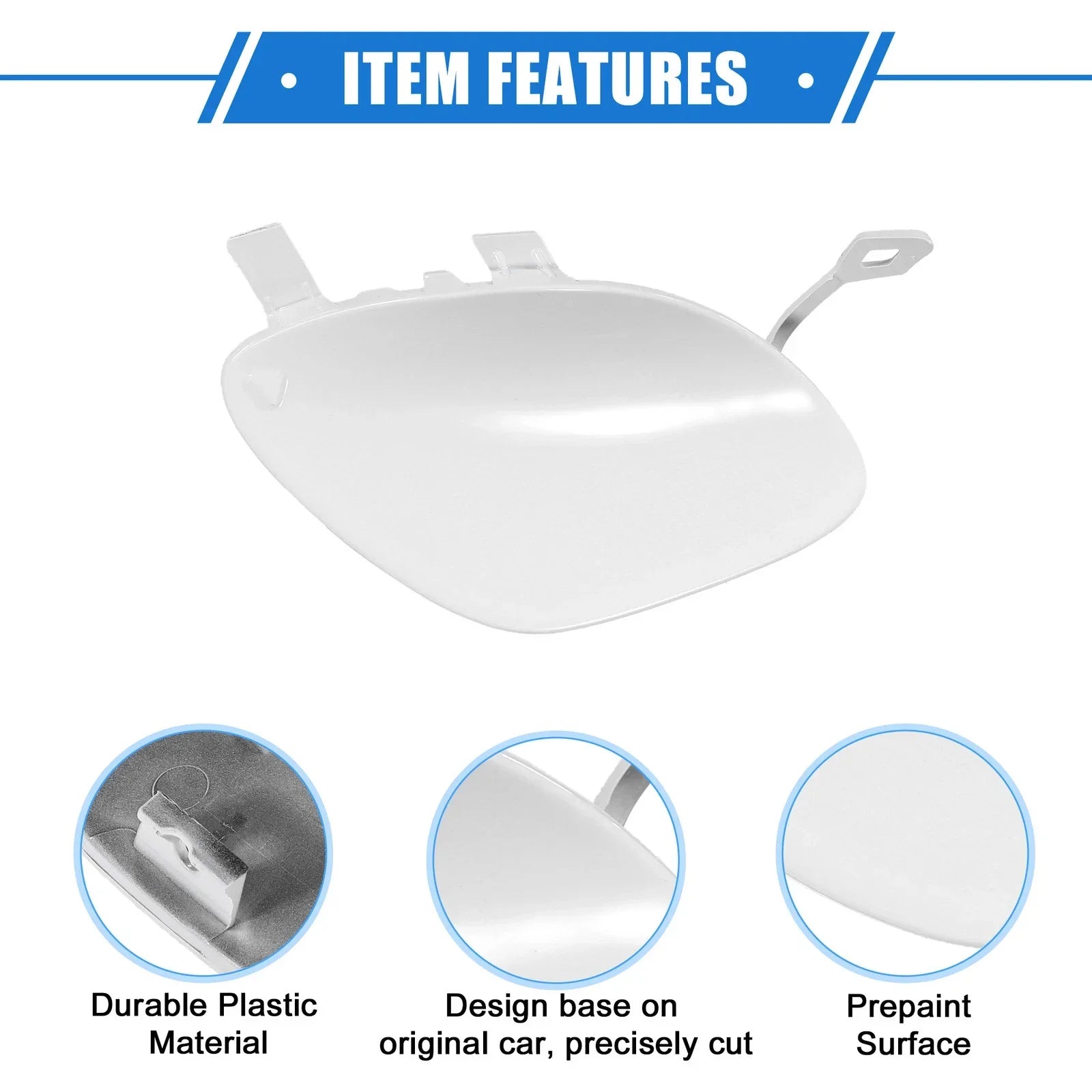 Front Bumper Tow Hook Eye Hole Cover for Mercedes-Benz E450 (2019-2020)
