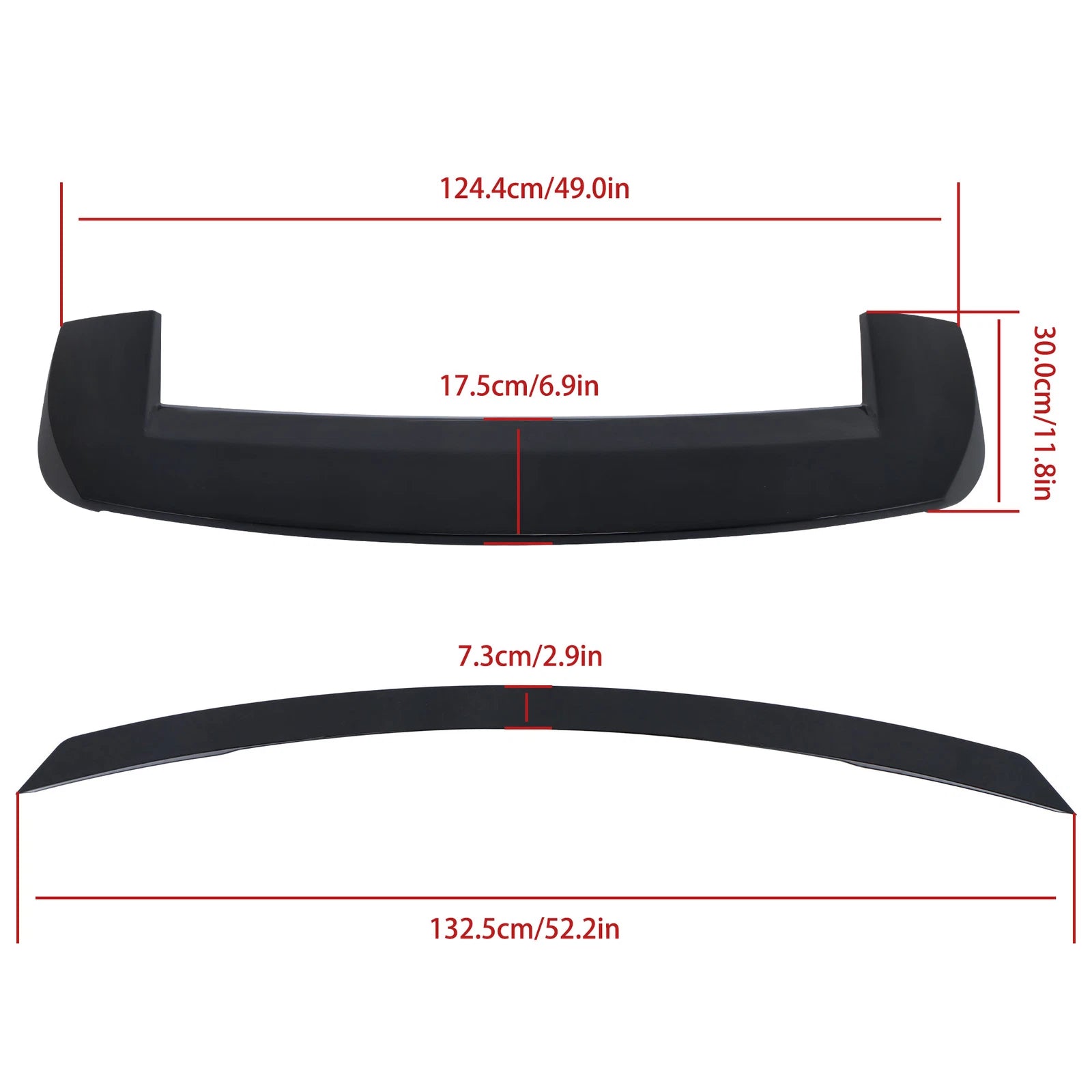 Rear Spoiler Wing for Jeep Grand Cherokee (2014–2020) Gloss Black