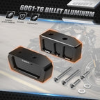 Set of 2 Anodized Kickstand Lift Blocks for Harley Sportster 1200 Custom (2004–2023)