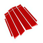 6PCS B Pillar Post Panel Window Cover Trim for Alfa Romeo Giulia (2017–2021)