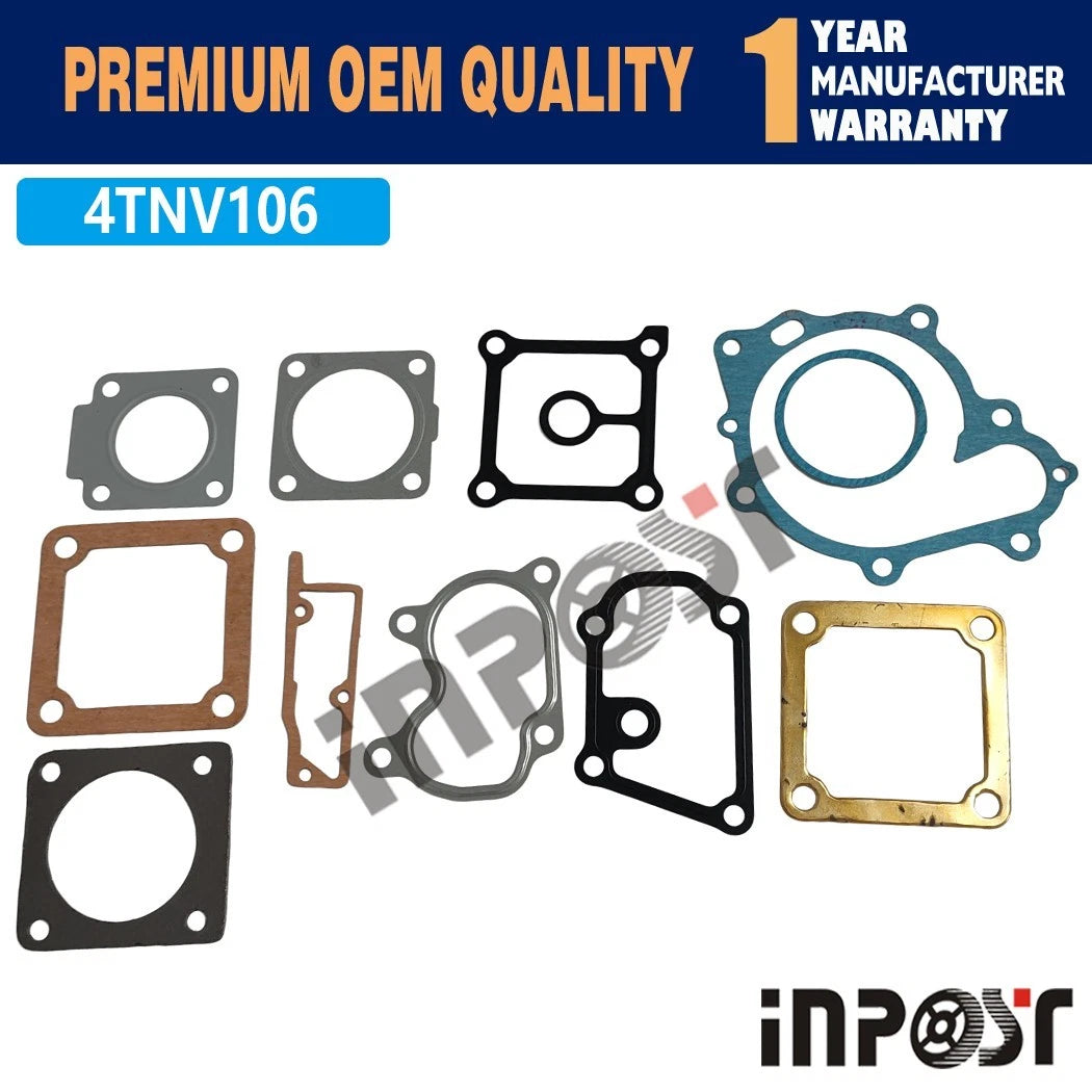 Full Gasket Set for Yanmar 4TNV106 4TNV106T-XTB