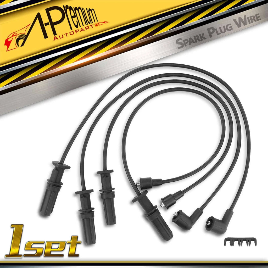 Set of 4 Spark Plug Wire Set for Subaru Impreza Legacy (1996–1998)