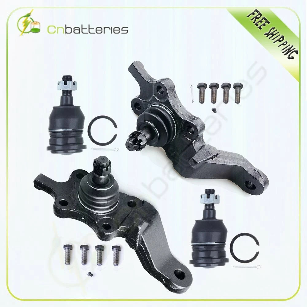 Set of 4 Upper & Lower Ball Joints for Toyota Tundra Sequoia (2007–2021)