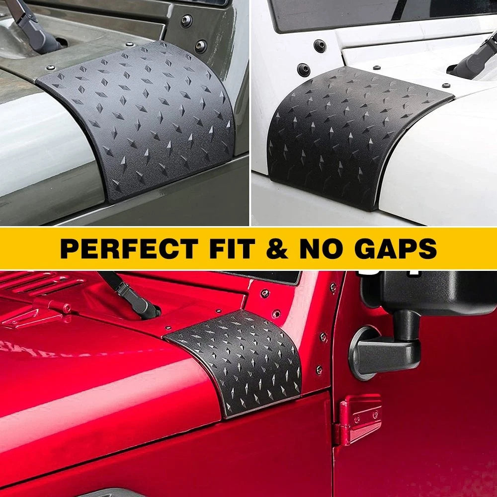 Side Plate Cowl Covers for Jeep Wrangler JK (2007–2018)