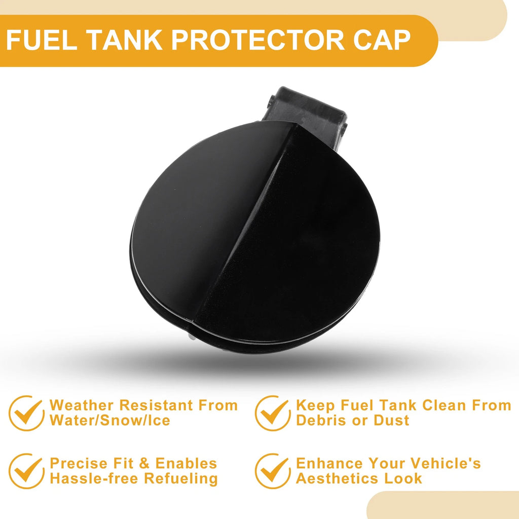 Fuel Tank Door Cap for Volkswagen CC (2006–2012) - Black Filler Flap Cover