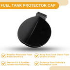 Fuel Tank Door Cap for Volkswagen CC (2006–2012) - Black Filler Flap Cover