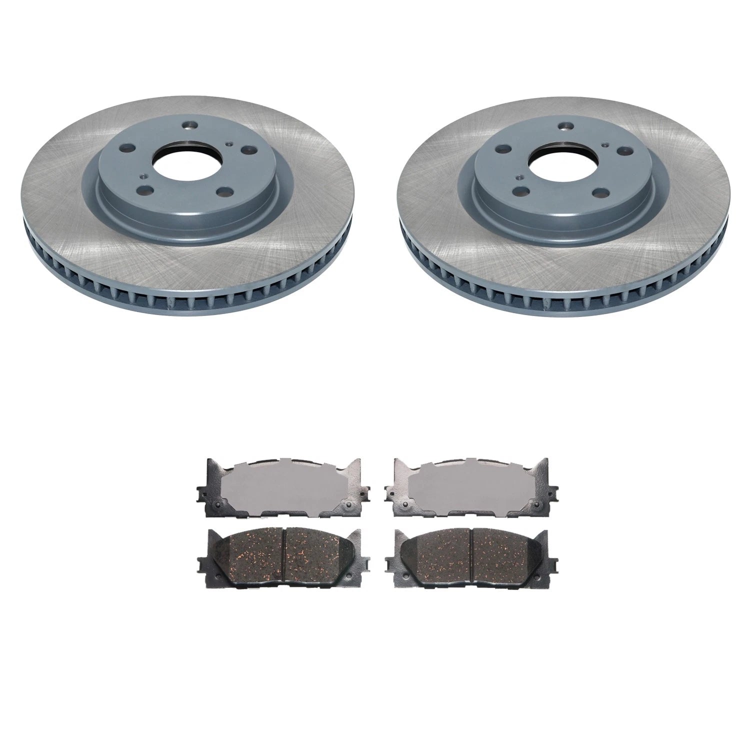 DuraGo Front Rotors & Advics Ceramic Disc Brake Pads Kit for Avalon Camry (2013–2020)
