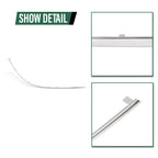 Set of 2 Rear Bumper Trim Molding for Mercedes Benz E350 E550