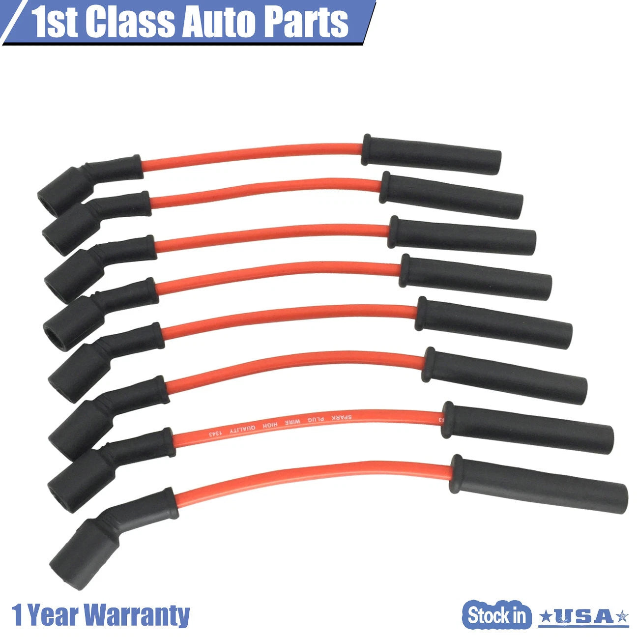 Spark Plug Wires for Chevy GMC Truck 4.8L 5.3L 6.0L (1996–2002)