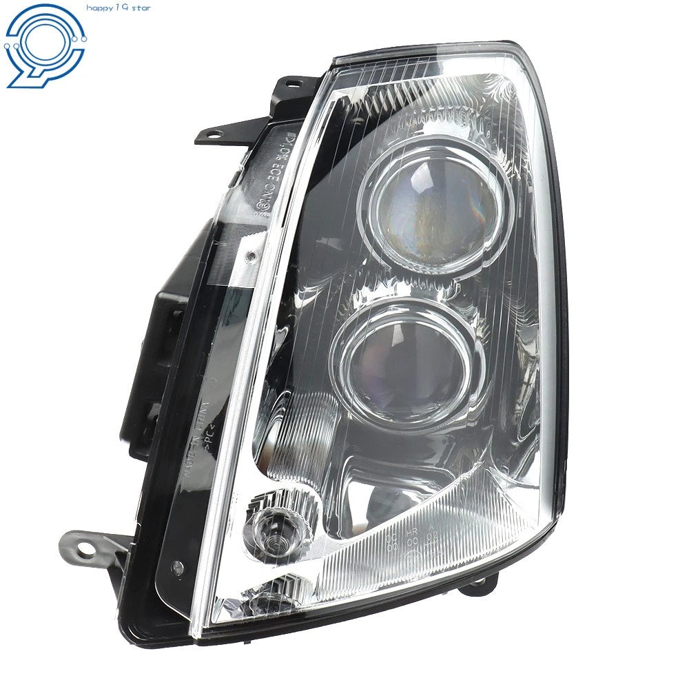 Headlight for Cadillac STS (2005-2011) Halogen Black Housing Clear Lens Left