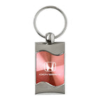 Pink Rectangular Wave Keychain - Officially Licensed for Honda Odyssey