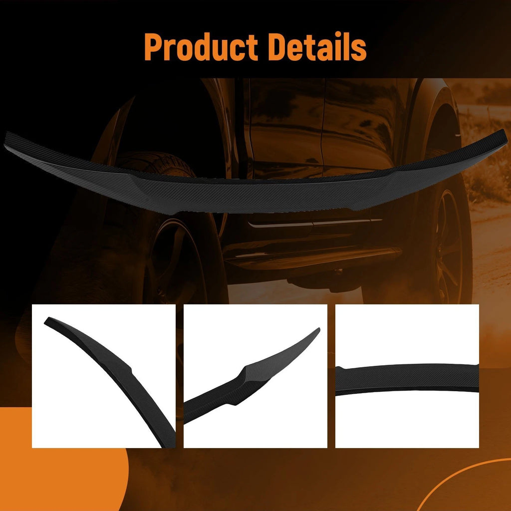 Carbon Fiber Aerodynamic Trunk Spoiler for Audi A4 S4 B9 (2017–2024)