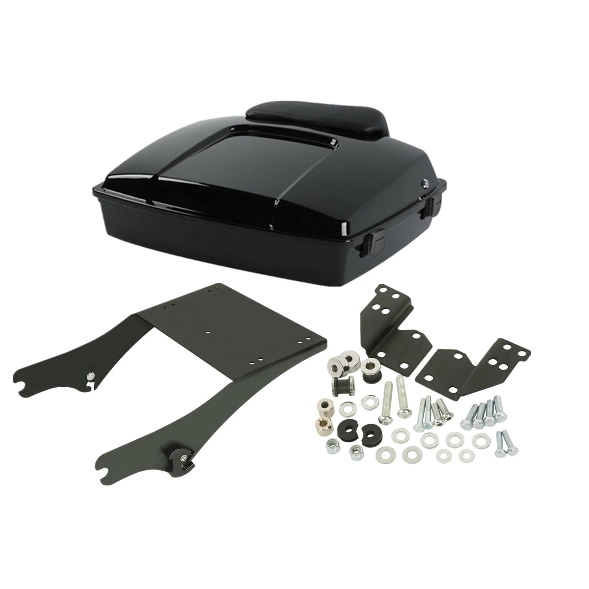 Razor Trunk Backrest Mount Rack & Docking Kit for Harley Touring (1997–2008)